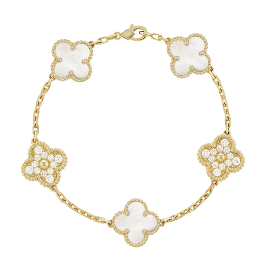 LUXURY CLOVER DIAMOND BRACELET