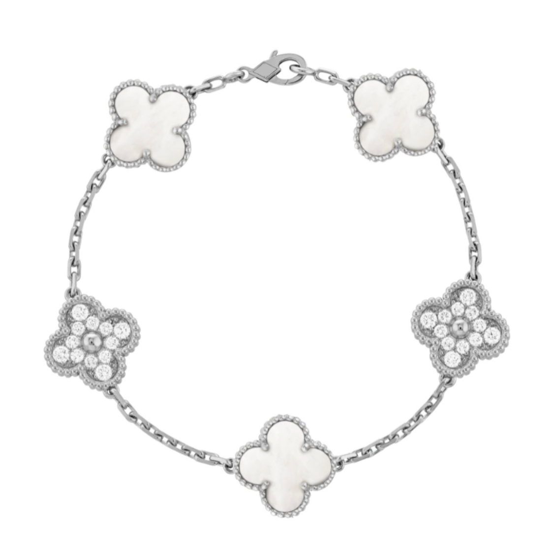 LUXURY CLOVER DIAMOND BRACELET