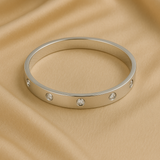 ETERNITY LINK BRACELET ZIRCON SILVER