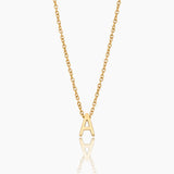 Dainty Initial Charm Necklace