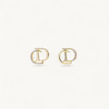 CD EARRINGS | GOLD