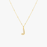 Pearl Initial Necklace