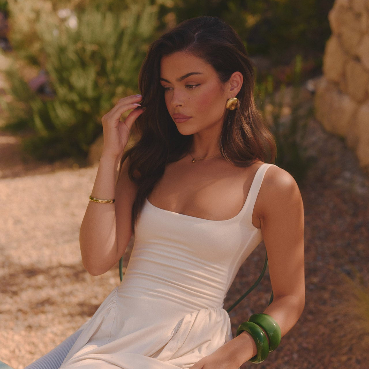 CIRCLE EARRINGS GOLD