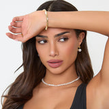 WAVE CUFF BANGLE GOLD