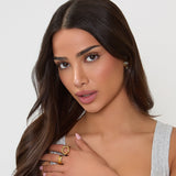 ADJUSTABLE STACKING RING - GOLD