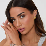 ADJUSTABLE DOUBLE LAYER RING - GOLD