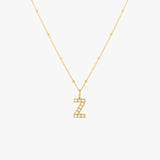 Pearl Initial Necklace