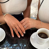 Emma - Geometric Ring for Women, Elegant Sterling Silver Design