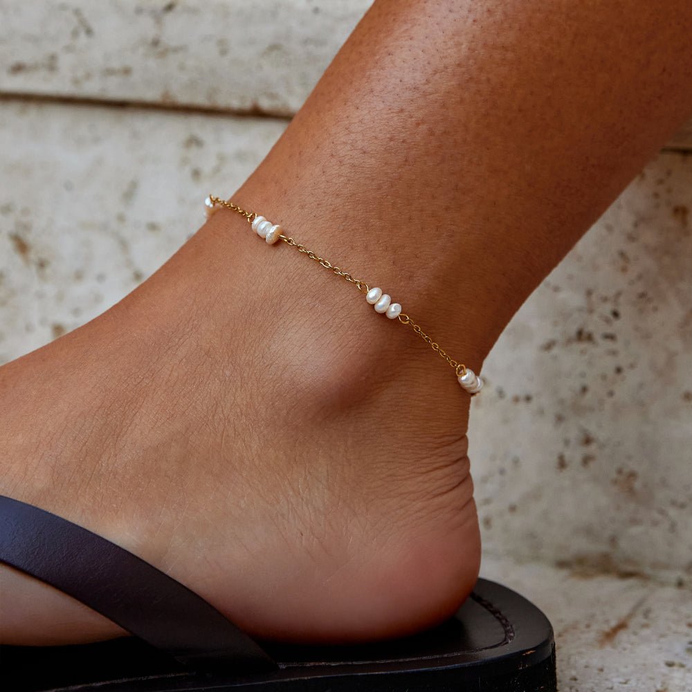 Alena Pearl Anklet