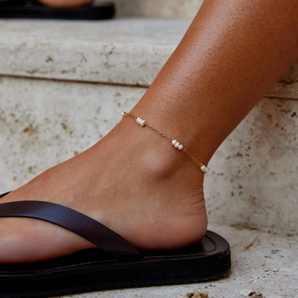 Alena Pearl Anklet