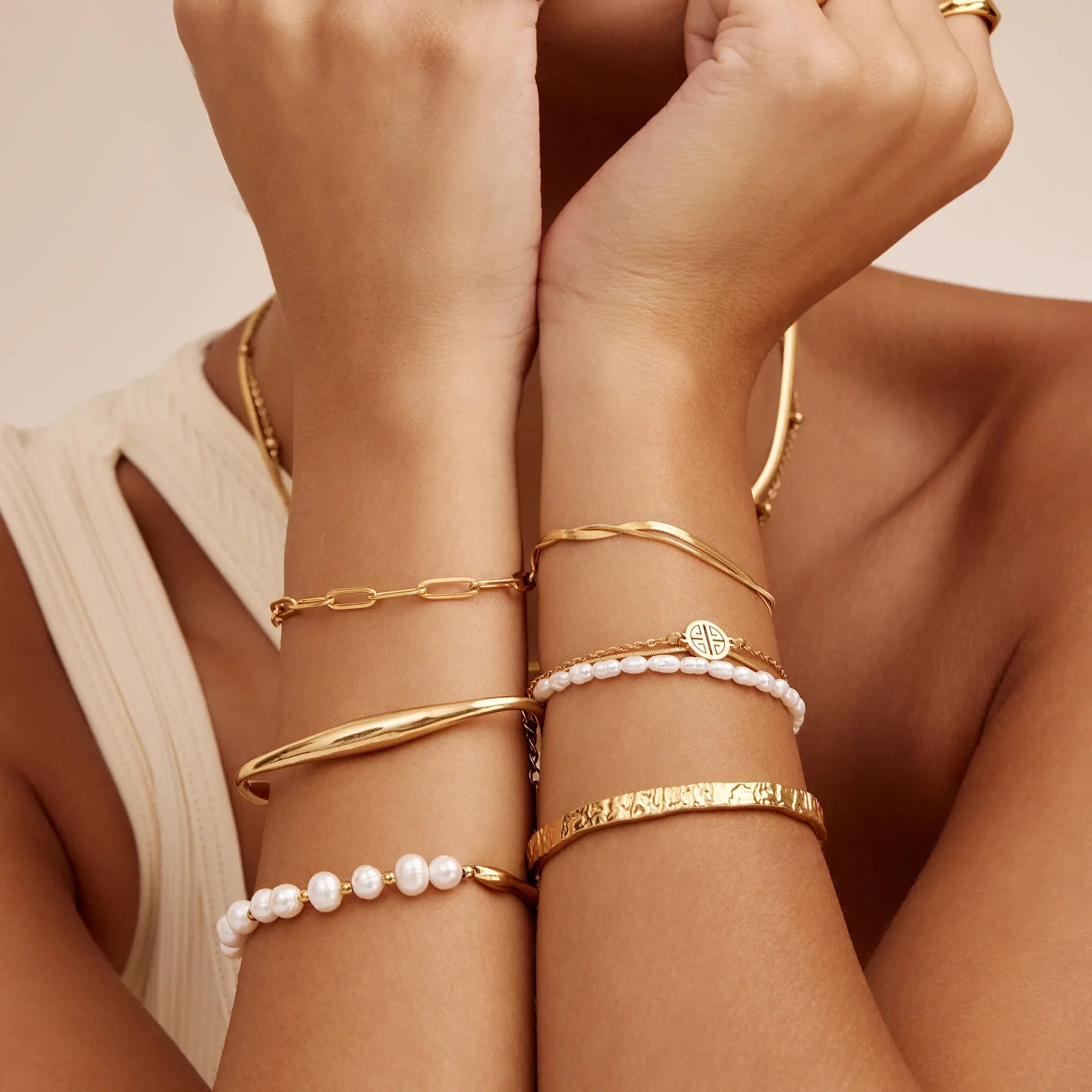 Dune Gold Cuff Bracelet