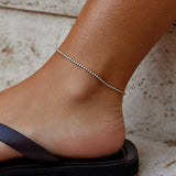 Cordelia Gold Tennis Anklet