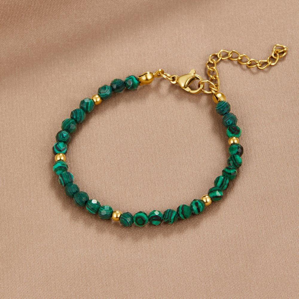 Free Emerald Green Beaded Bracelet