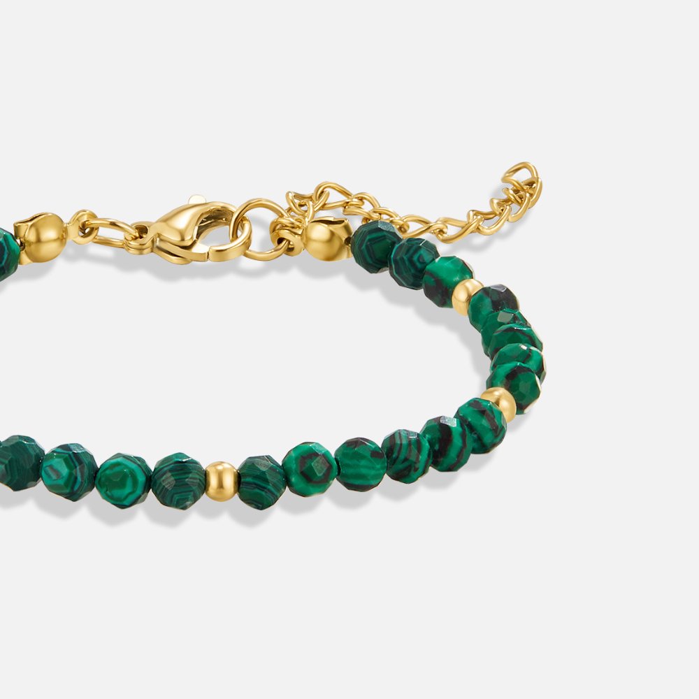 Free Emerald Green Beaded Bracelet