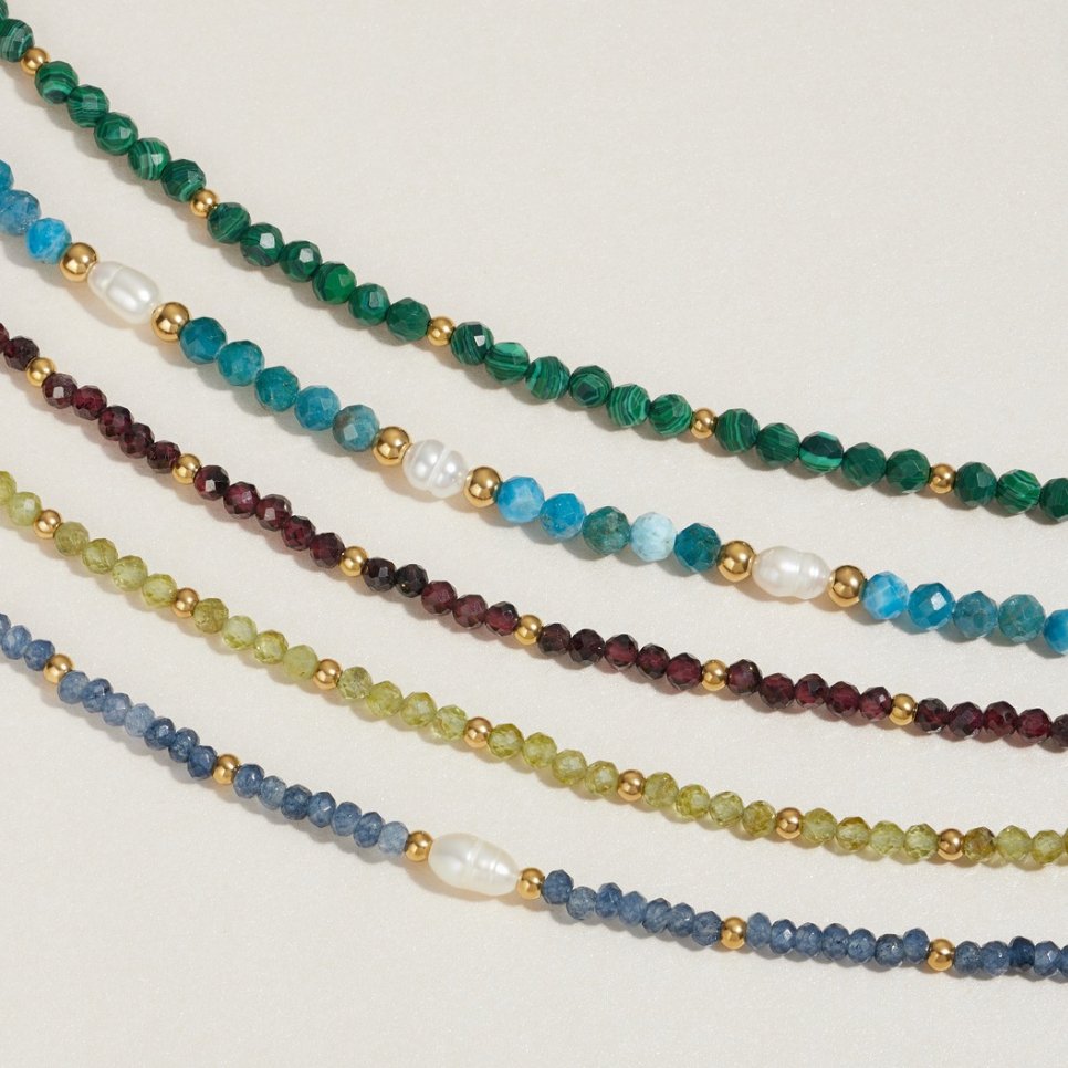 Free Emerald Green Beaded Bracelet