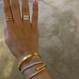 NAIL BRACELET | GOLD 18K