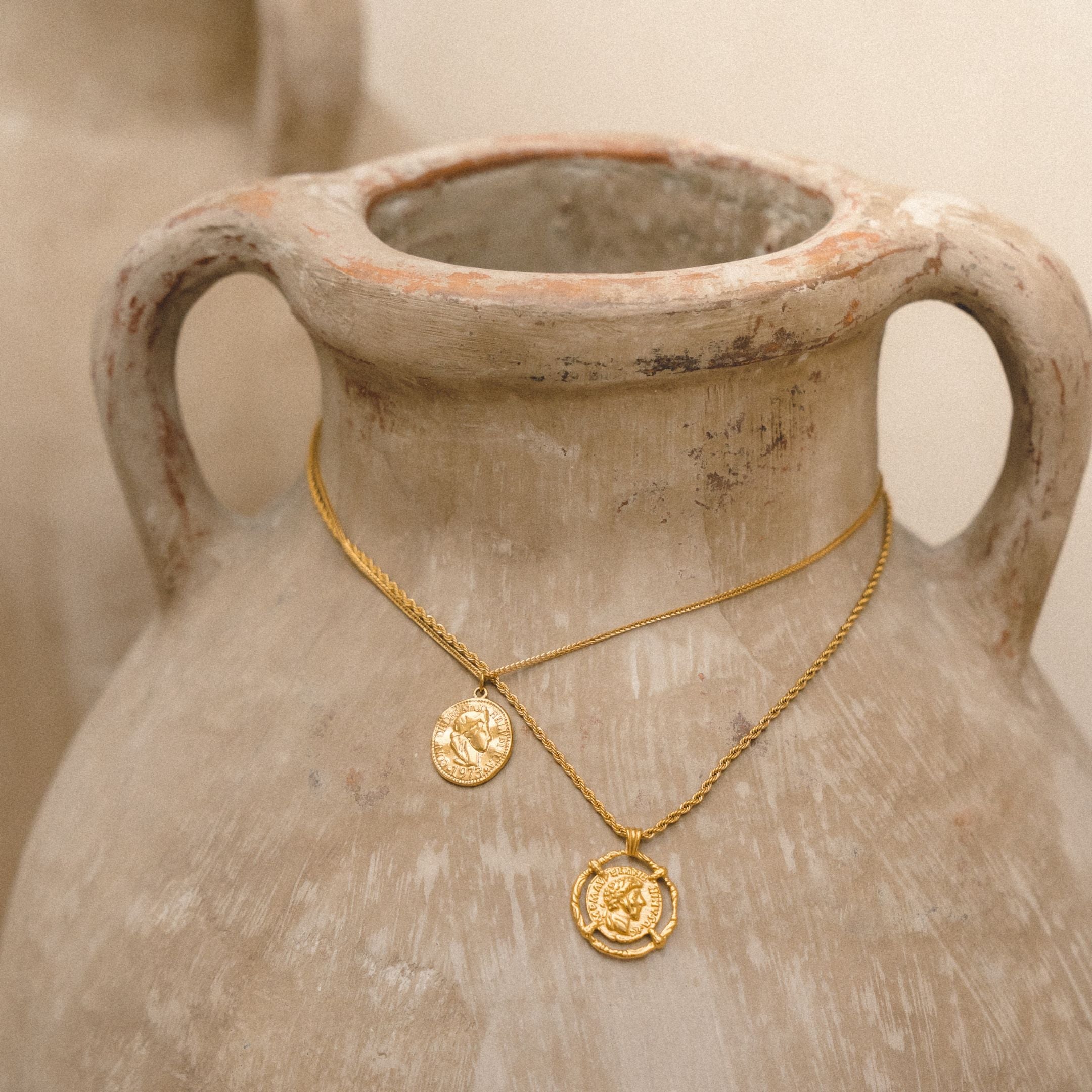 Ancient Coin Necklace