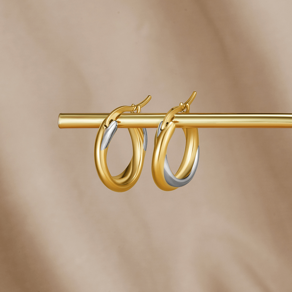 Lea Entwined Hoop Earrings