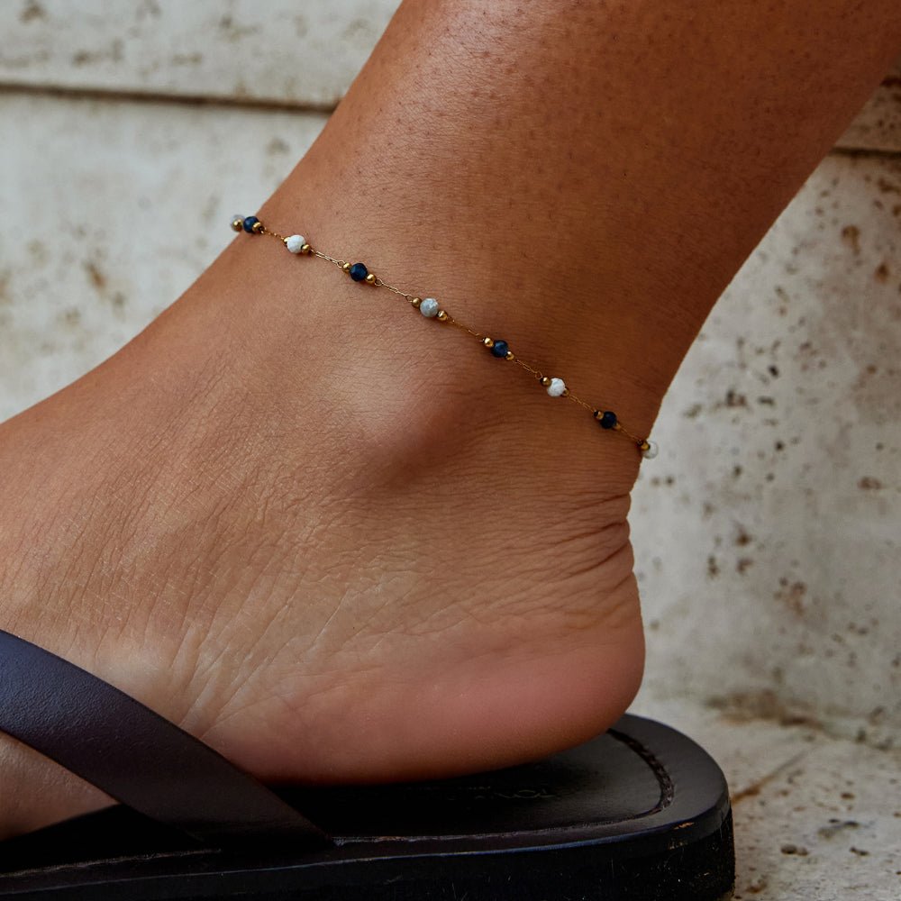 Lulu Natural Stone Anklet