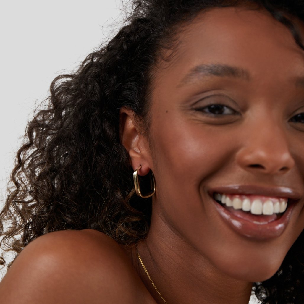 Free Mila Geometric Hoop Earrings