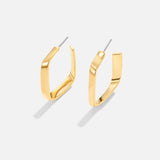 Free Mila Geometric Hoop Earrings