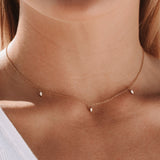 Triple Sparkle Choker