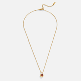 Ruby Red Crystal Necklace