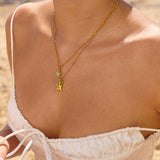 Opal Turtle Necklace